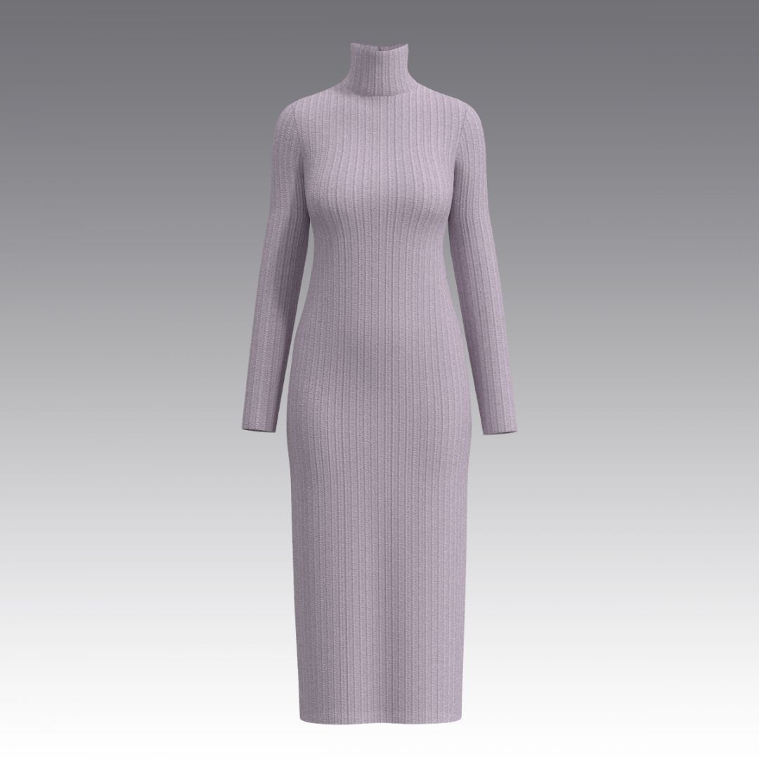Платье из трикотажа в рубчик 2938.48 ARDI 