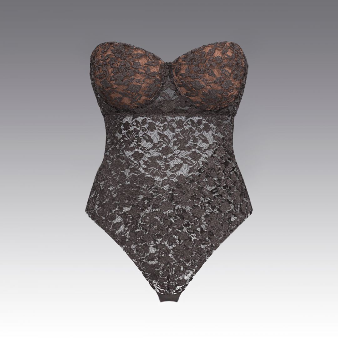 Боди-балконет из кружева 2966.36 ARDI 