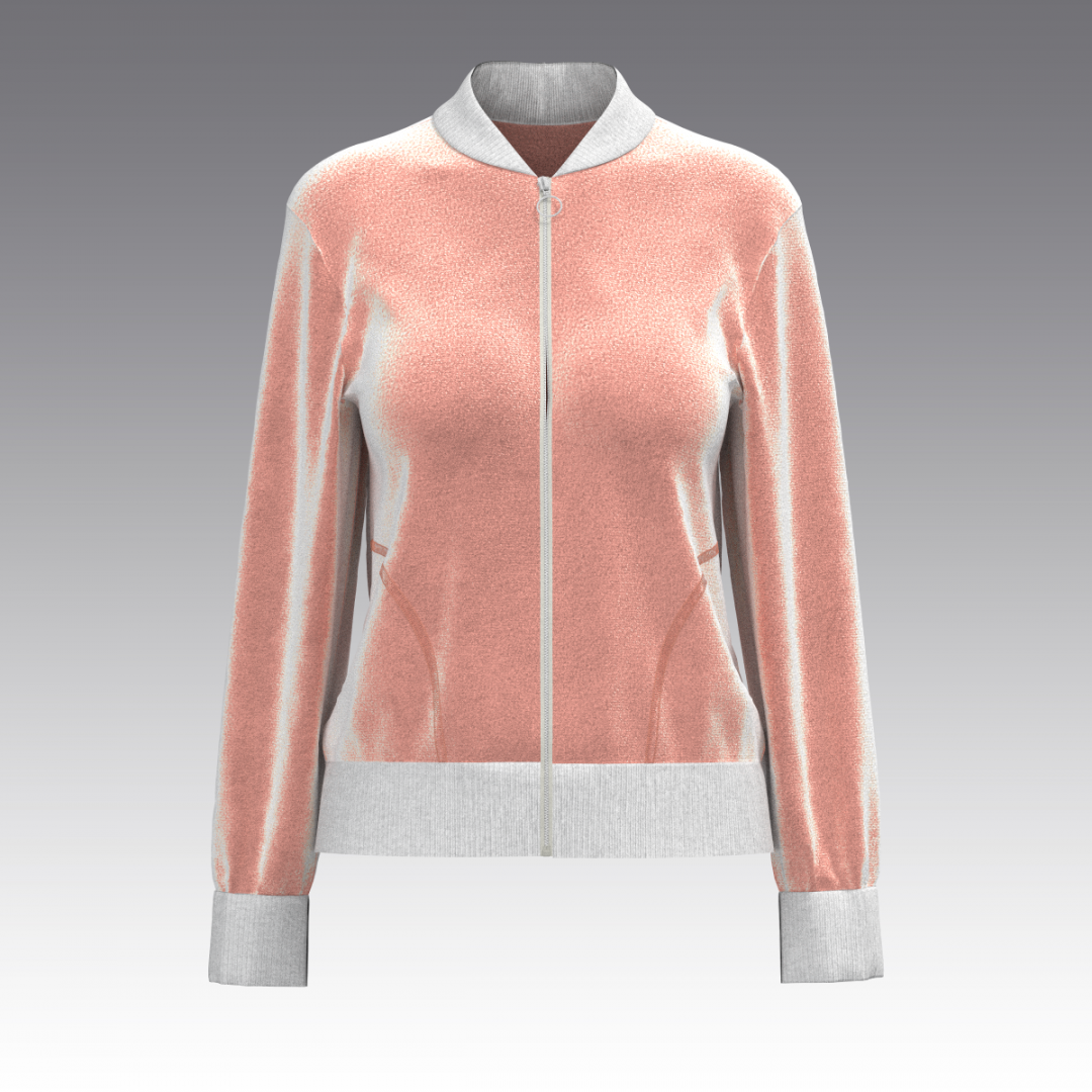 Бомбер из бархата Peach Fuzz 2992.45 ARDI 