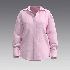 Рубашка из вареного хлопка "креш" 2961.54 ARDI розовый