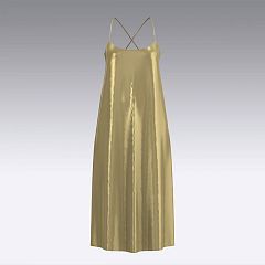 Платье-комбинация из шелка 2059.44.8 ARDI янтарь