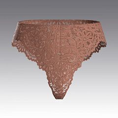 Высокие бразилиано из кружева Mocha Mousse 4058.21 ARDI мокко