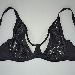 Купальный верх с пайетками 3038.16 ARDI черный