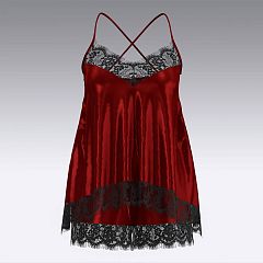 Пижама из шелка и кружева 2942.50 ARDI рубиновый