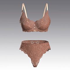 Комплект из кружева Mocha Mousse 4058.16.21 ARDI мокко