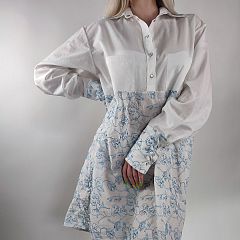 Платье-рубашка R2895-49 ARDI белый