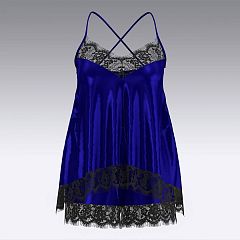 Пижама из шелка и кружева 2941.50 ARDI синий